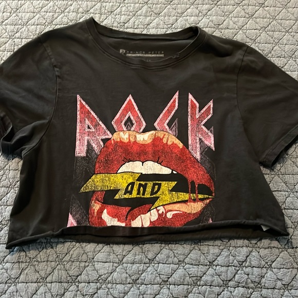 Prince Peter Collection Other - Prince Peter Collection Rock & Roll Cropped Tshirt Size Large